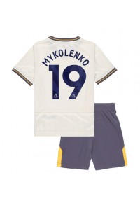 Fotbalové Dres Everton Vitaliy Mykolenko #19 Dětské Třetí Oblečení 2024-25 Krátký Rukáv (+ trenýrky)